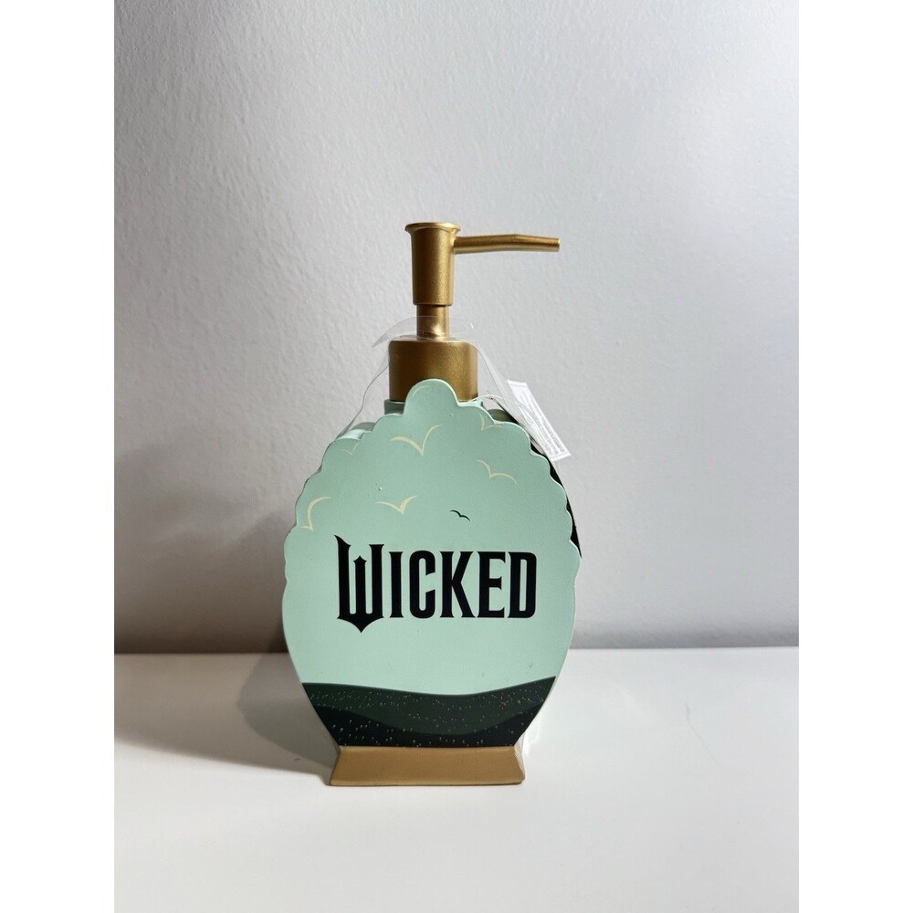 Wicked Glinda & Elphaba, Emerald City Lotion Pump Dispenser New